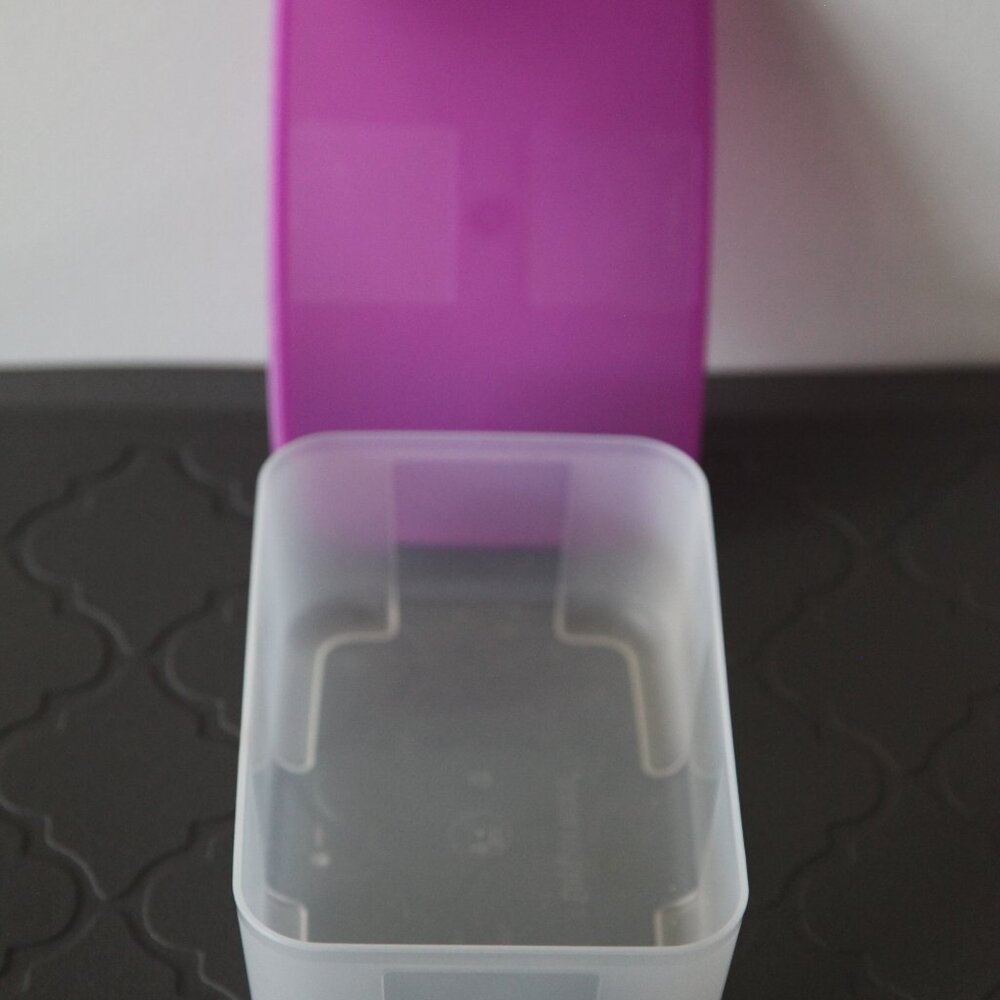 Tupperware Large and Medium Square Container Set